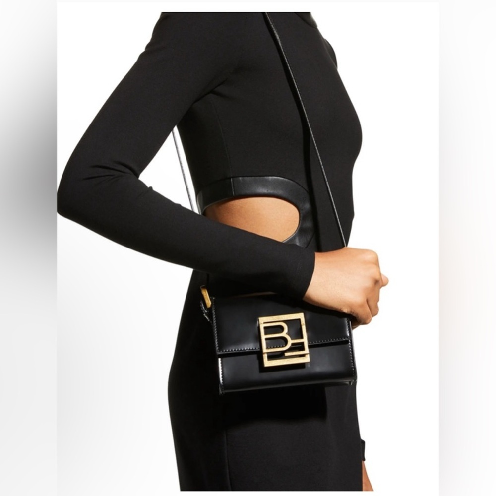 By Far Fran Semi Patent Leather Satchel Black - Picture 3 of 10
